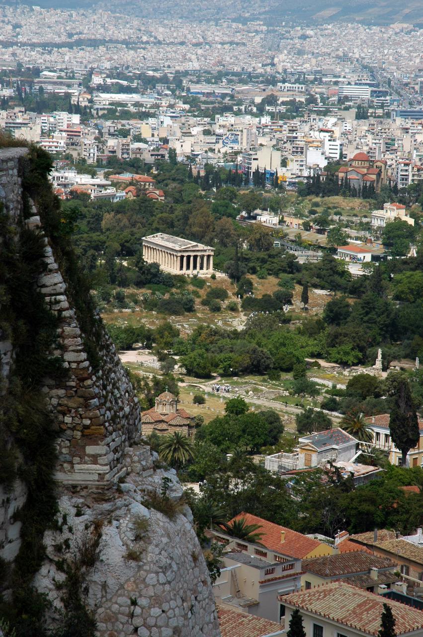 Athènes,vue de l'Acropole